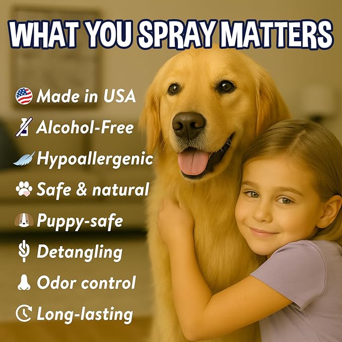 Bodhi Dog Waterless Shampoo - Natural Dry Shampoo for Dogs & Cats - Neutralizes Pet Odor - No Rinse Required - Made of Natural Extracts - Safe for Sensitive Skin - Made in USA - Lavender (17 Fl Oz)