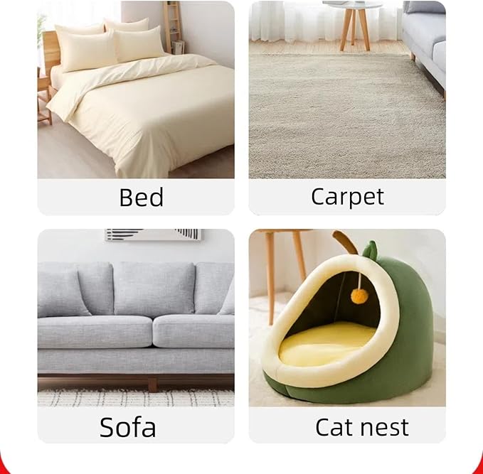 2PC Pet Hair Removal Glove for Cats & Dogs | Electrostatic Pet Hair Removal Glove | Magic Brush Pet Hair Remover Tool | Efficient Grooming Gloves for Pet Hair, Furniture Clothes Couch Carpet Car Seat