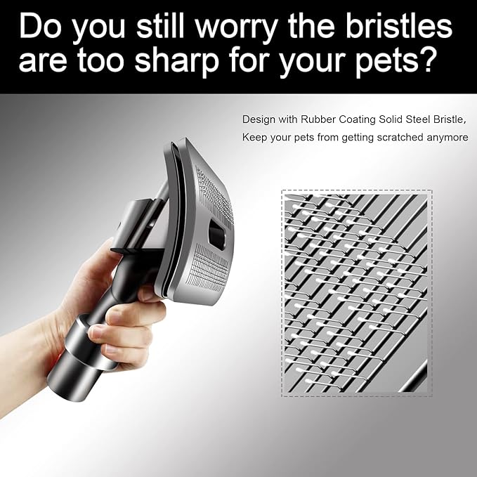 4pcs Pet Grooming Kit for Dyson V15 V12 V11 V10 V8 V7 Vacuum Cleaners,Pet Attachments for Dyson,Ideal for Long or Medium Hair Dog