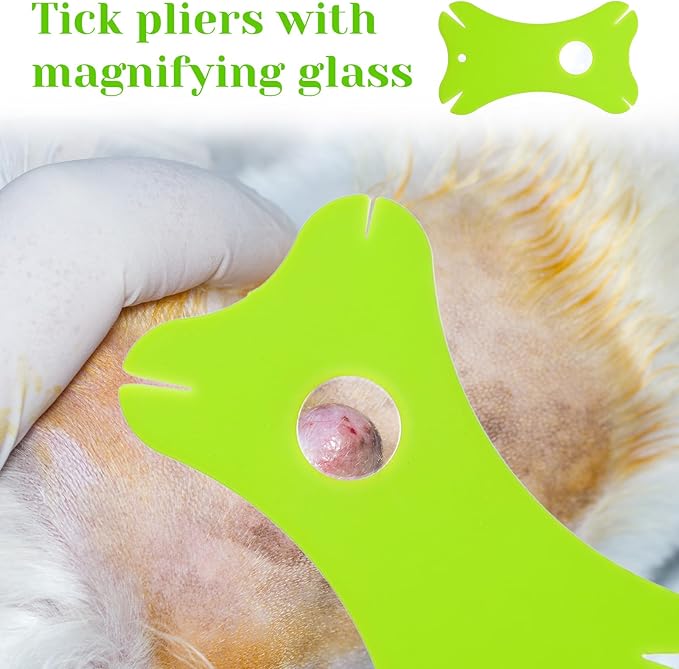 Tick Removal Tool For Dogs 8 In 1 With Storage Box Flea Comb Kit With Tweezers Stainless Steel Tick Tweezers Dog Grooming Combs Cat Comb For Removing Tangles And Knots For Dogs Cats Tick Flea Comb