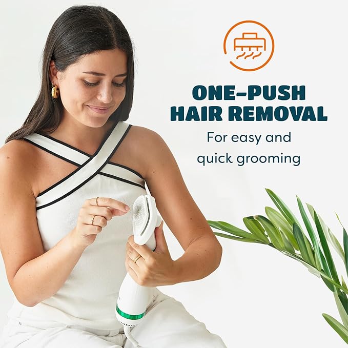 Pet Hair Dryer for Small-Sized Dogs and Cats | 2-in-1 Dog Hair Dryer with Self Cleaning Slicker Brush | Dog Blow Dryer | 300 Watts, Overheat Protection, Portable, Adjustable Temperature