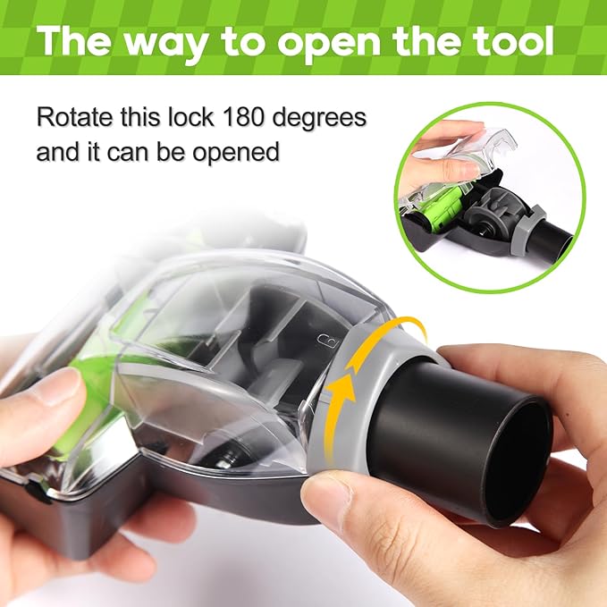 Upgraded Pet Turbine eraser Hair Brush Tool Attachment for Bissell Cleanview Swivel Pet Crosswave 2252 2486 2254 22543 2489 24899 3437F 3508 3774F 27909 3198A Vacuum Replacement Parts 1608089 Green