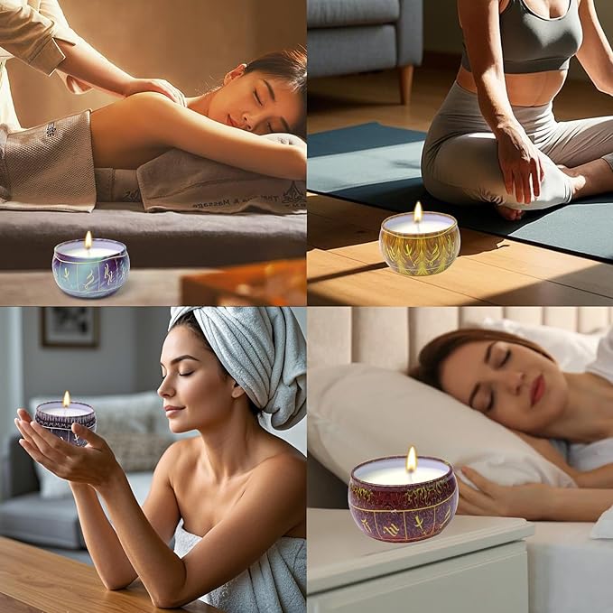 12 Constellation Scented Candles Gift Sets | Soy Wax Travel Tins Candles with Essential Oils |12 Scents Aromatherapy Relaxation Jar Candles for Home | Birthday, Christmas Gift Set for Women/Men