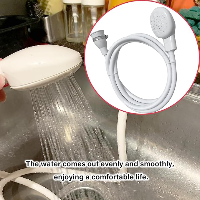 9.84FT/3M Sink Spray Hose,Faucet Sprayer Hose,Sink Hose Attachment for Portable Hand Held Shower Head Sprayer,Shampoo Sprayer Hose for Bathing Baby,Pets,Washing Hair,Rinsing Vegetables