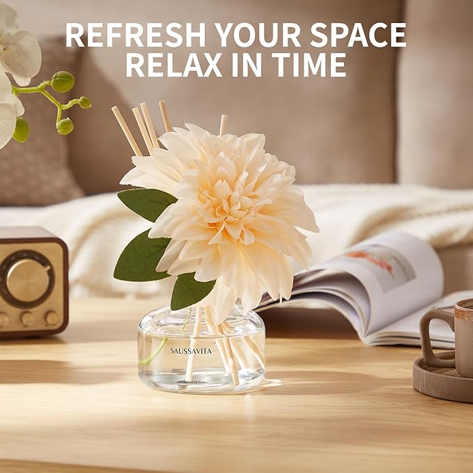 Reed Diffusers Set Citrus, 7.10 oz Diffusers for Home with 7 Diffuser Sticks, Reed Diffuser for 120 Days, Perfect for Bathroom, Shelf Decor, Air Fresheners