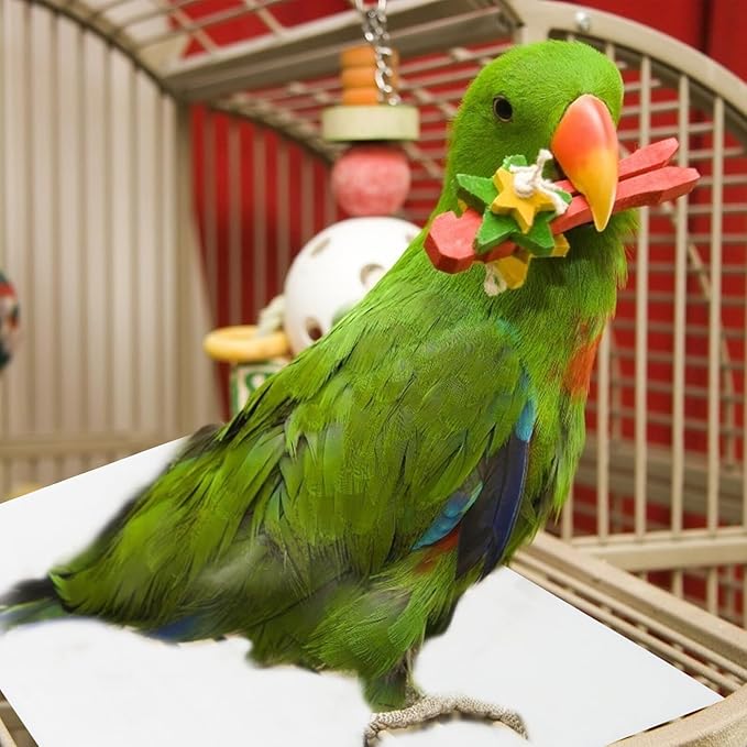 100PCS Disposable Parrot Cage Paper Liners Absorbent Urine Pads Breathable Bird Cage Cushion for and Easy Cleaning