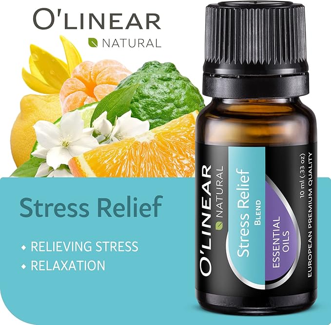 O'linear Essential Oils 6 Blends Set - Perfect for Humidifiers and Diffusers, Aromatherapy Diffuser Oils Scents, Essential Oil Kit for Home Use, Essential Oil Pack with Various Scents