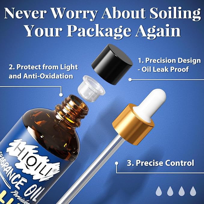 HIQILI Fallen Leaves Fragrance Oil 100ml for Diffuser Car Freshies, Clean Fresh Scent for Candle Making Soap Laundry 3.38 Fl Oz