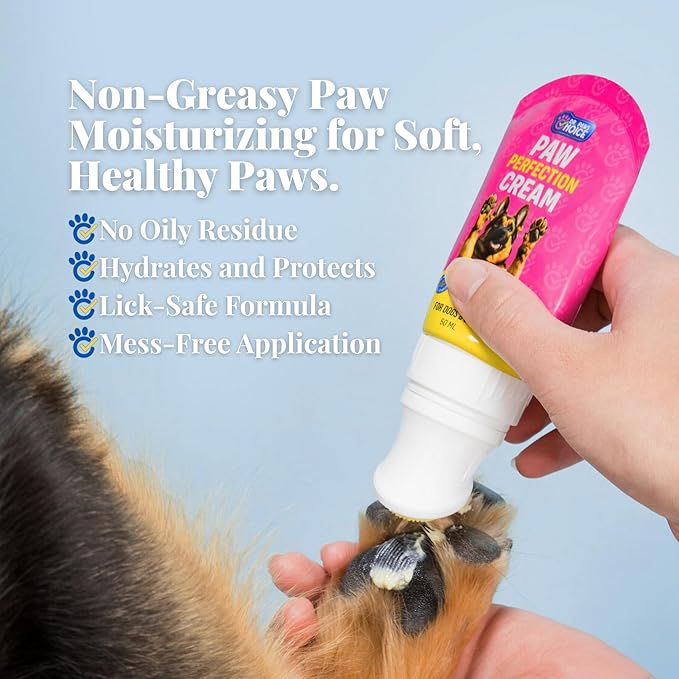 Dr. Paws Dog Paw Protector Balm Perfection Cream - Mess Free, Hydrating, Moisturizing, Non-Greasy, Lick Safe Dog Paw Balm - Premium Animal Foot Moisturizer for Soft, Healthy Paws - 50ml