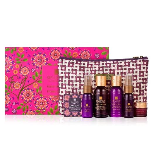 SPA CEYLON Sleep Intense Home Spa Set for Deep Restful Sleep | Ayurveda | Relaxation | Tranquility | Body Gifts Set for Mothers day gifting