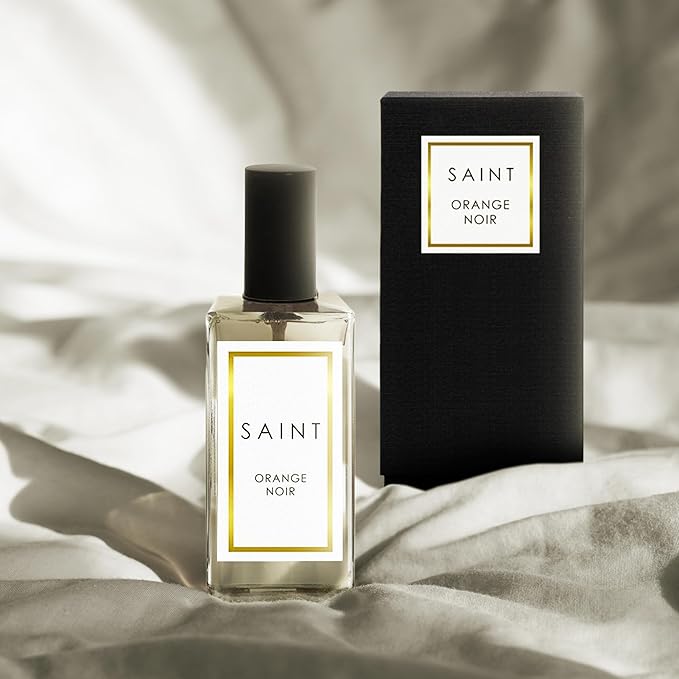 SAINT 100mL Room Spray - Aromatherapy Linen Spray - Relaxing and Calming Mist for Bed, Pillows, and Fabric - Air Fresheners for Home, Bedroom, or Bathroom, Orange Noir
