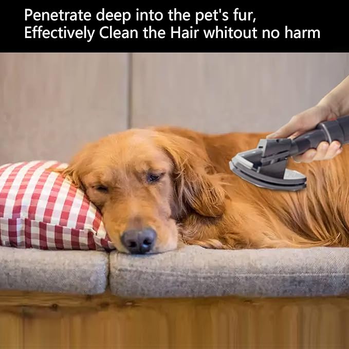 4pcs Pet Grooming Kit for Dyson V15 V12 V11 V10 V8 V7 Vacuum Cleaners,Pet Attachments for Dyson,Ideal for Long or Medium Hair Dog