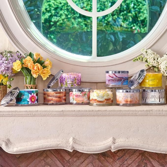 HomeWorx by SLATKIN + CO. Candle- Limoncello Cupcake, 18 oz. Premium Scented Candle - 30-55 Hours Burn Time