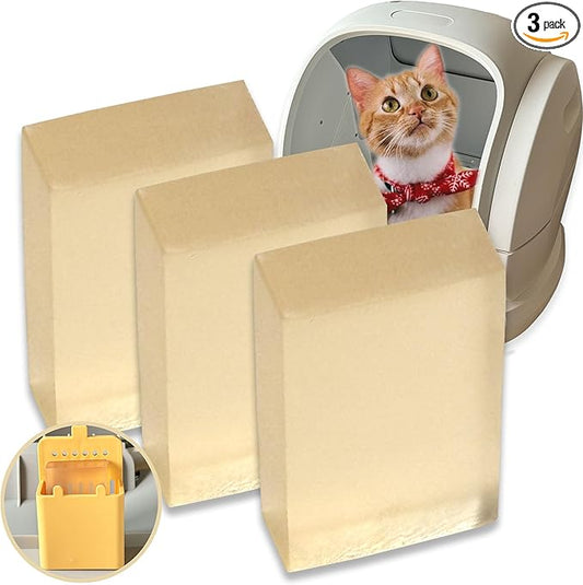 3 Pack Pet Odor Control Deodorant Gel for MeoWant Automatic Cat Litter Box, Odor Eliminator for MeoWant Self-Cleaning Cat Litter Box