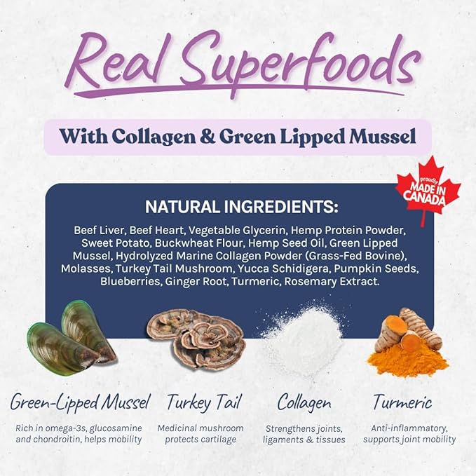 healthybud Hip and Joint Dog Treats - Glucosamine Soft Beef Liver Bites for Senior Dogs, Arthritis Support 4.6oz