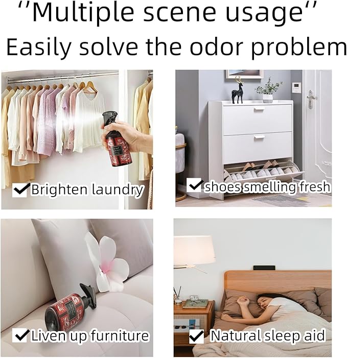 Linen Spray Natural Vanilla Essential Oil Room Spray Pillows and Sheets, and Fabric Aromatherapy Spray