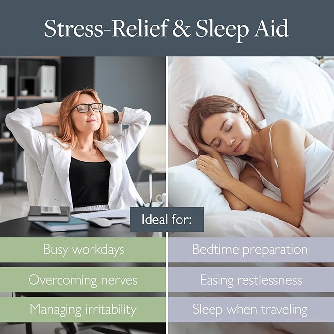 Scentered Sleep & Stress-Relief Aromatherapy Balm Gift Set – Essential Oil Roll On Balms for Relaxation & Rest – Sleep Well & De-Stress – Self-Care Reaxation Gift for Women