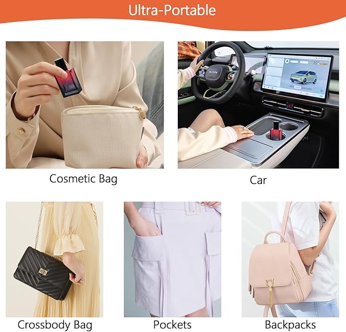 Perfume Bottles Empty Glass Atomizer Sprayer, 6 Pack 30ml Refillable Travel Spray Bottle for Fragranc or Essential Oil, Portable Cologne Atomizers with Dispensing Kit for Handbag, Date