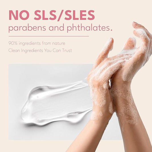 ROMIIE ZOI Liquid Hand Soap Refill Gift Set – 3 Pack (26 Fl Oz Each), Pink Grapefruit Scent – Moisturizing, Biodegradable & Cruelty-Free Formula with Essential Oils for Sensitive Skin