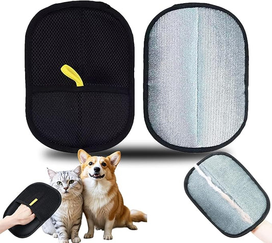 1 Pcs Electrostatic Pet Hair Removal Gloves, 2025 New Reusable Efficient Grooming Gloves for Pet Hair, Dogs Cats Hair Grooming Gloves for Furniture, Carpet, Pet Grooming, Car Seat, Clothes