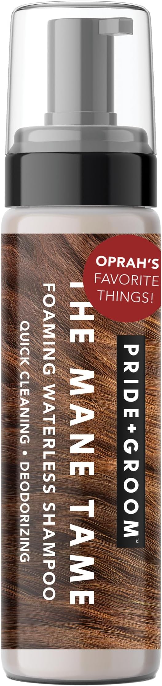Pride and Groom The Mane Tame Dog Dry Shampoo – Waterless Foam for Dogs and Cats Made in USA for a Rinse Free Cleanse and to Eliminate Odor in Between Baths On-The-Go – 7.1 fl oz