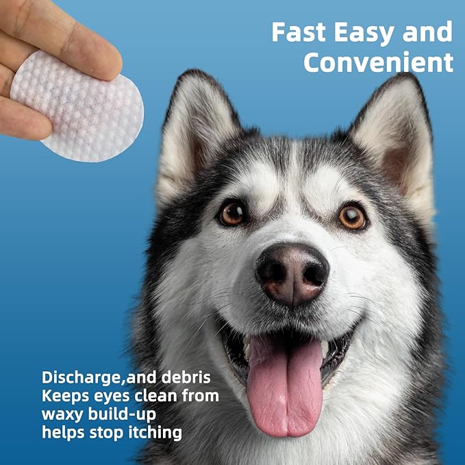 Cat Eye Wipes, Dog Eye Wipes, Eye Wipes for Dogs, Cat Wipes, Pet Wipes for Cats, Dog Tear Stain Remover, Cat Dental Care – Pet Eye Wipes for Cats: Tear Stain Cleaning Wipes, Daily Morning Cleanup