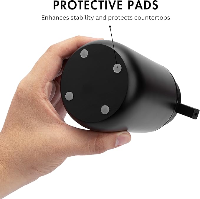 Matte Black Hand Soap Dispenser Pump, 9 oz Rustproof Liquid Dish Soap Dispenser Bottle for Various Places Such as Kitchen, Countertop, and Bathroom