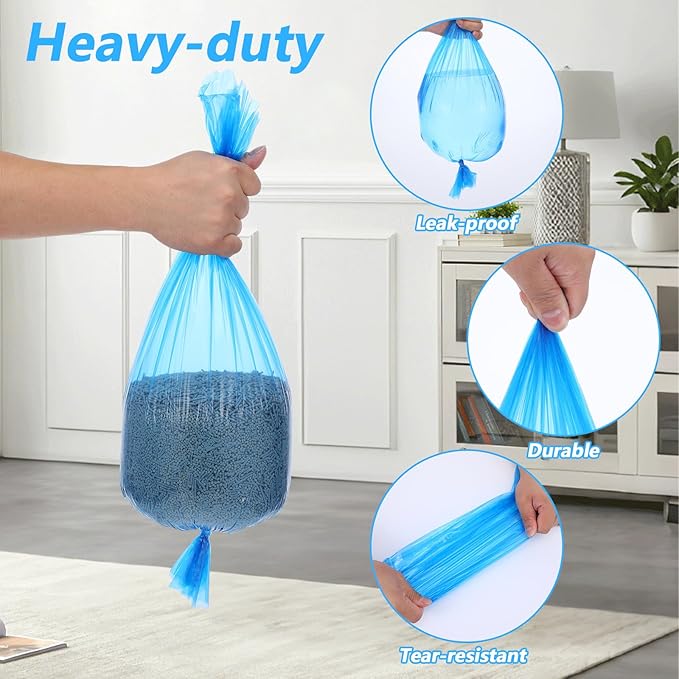 10 Pack Cat Litter Refill Bags Cat Litter Bag 100% Enhanced Odor Control Generic Litters Refills Compatible with Standard, Plus, XL Pail