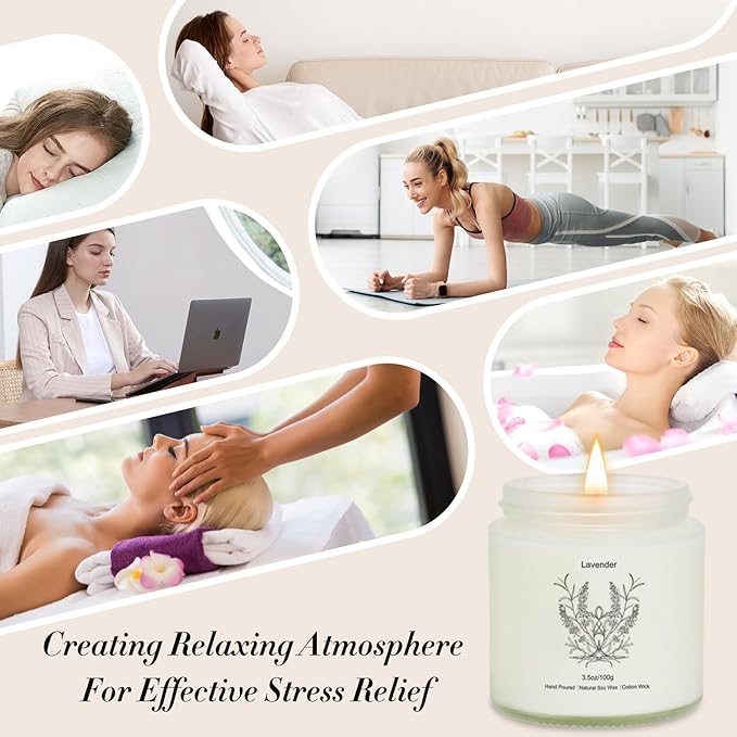 Candles for Home Scented, Gifts for Women, 8 Pack Aromatherapy Candle Set for Women, Natural Soy Wax Jar Candles Set, Candle Gifts for Mother's Day, Birthday, Valentine's Day