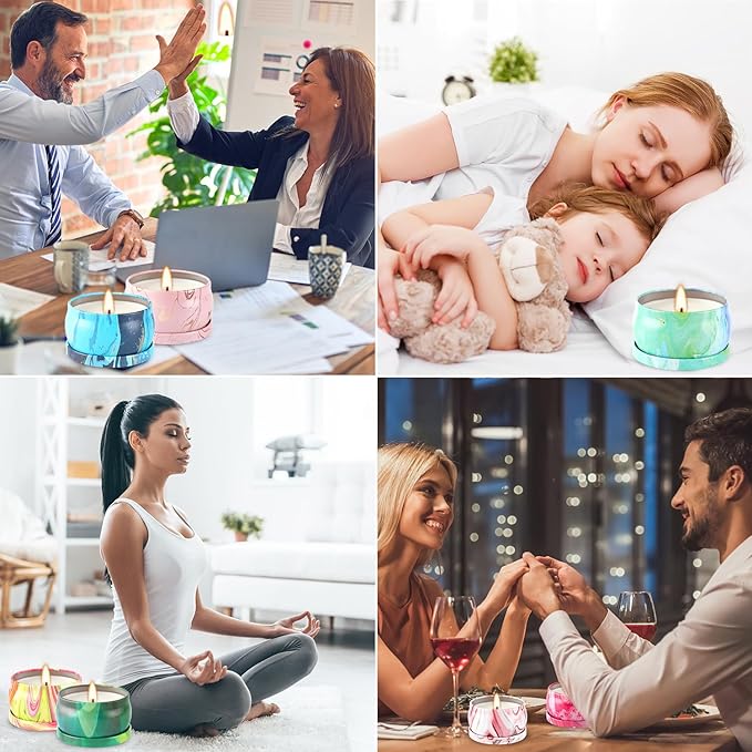 36 Pack Scented Candles Gift Set for Woman, Jar Candle, 2.5 oz Soy Wax Tin Candle-Ideal Gift for Travel Home Décor