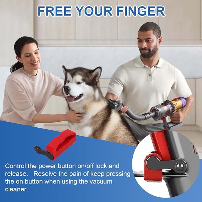 Pet Dog Hair Grooming Brush Vacuum Attachment Compatible with Dyson V7 V8 V10 V11 V12 V15, Cat and Dog Grooming & Shedding Tools