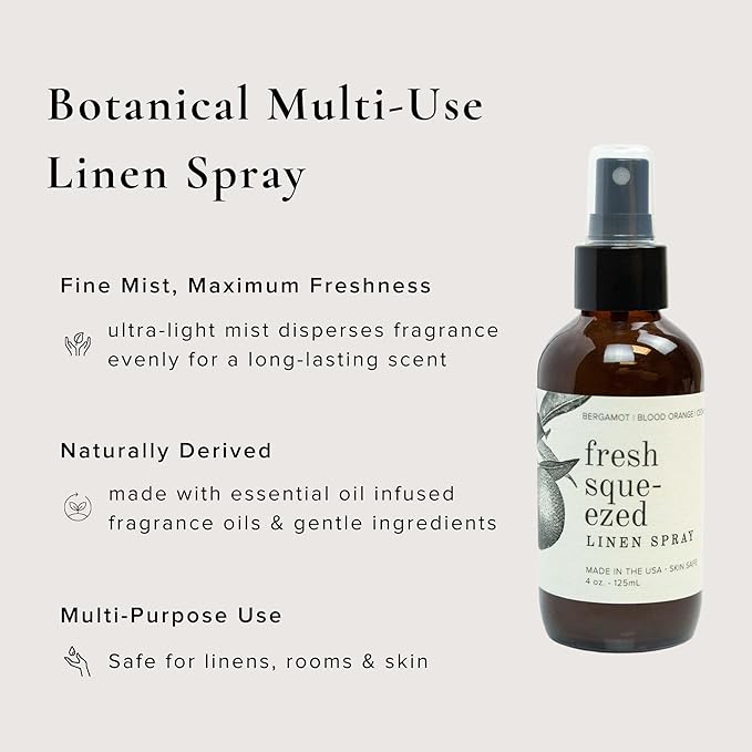 BROKEN TOP Organic Linen & Room Spray (Fresh Squeezed)