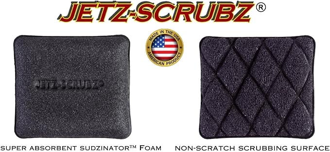 Jetz-Scrubz Original Magic Scrubz Scrubber Sponge Rectangle (6-Pack)