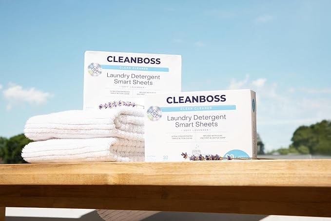 CleanBoss Laundry Detergent Smart Sheets - 30 Sheets