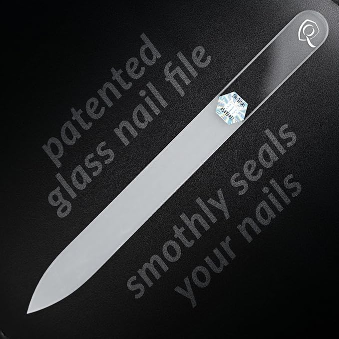 Manicure Set Women and Men – 12-Piece Professional Grooming Kit with Premium Tools, Artificial Leather Case, and exclusive Glass Nail File for Hand & Foot Care, German Quality