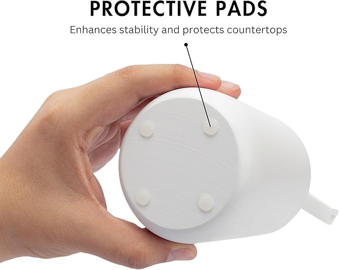 Matte White Hand Soap Dispenser Pump, 9 oz Rustproof Liquid Dish Soap Dispenser Bottle for Various Places Such as Kitchen, Countertop, and Bathroom