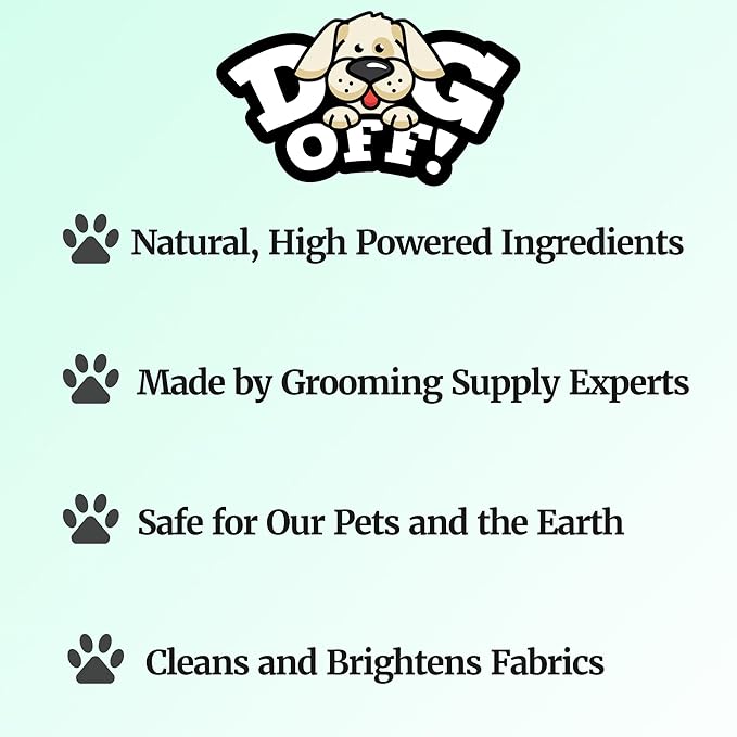 Bark2Basics Dog-Off Laundry Liquid Detergent, 1 Gallon - 128 Loads, Eliminates Pet Odors and Stains from Clothes, Towels, and Apparel, Ideal for Grooming Salons, Clinics, Kennels, Resorts, and More