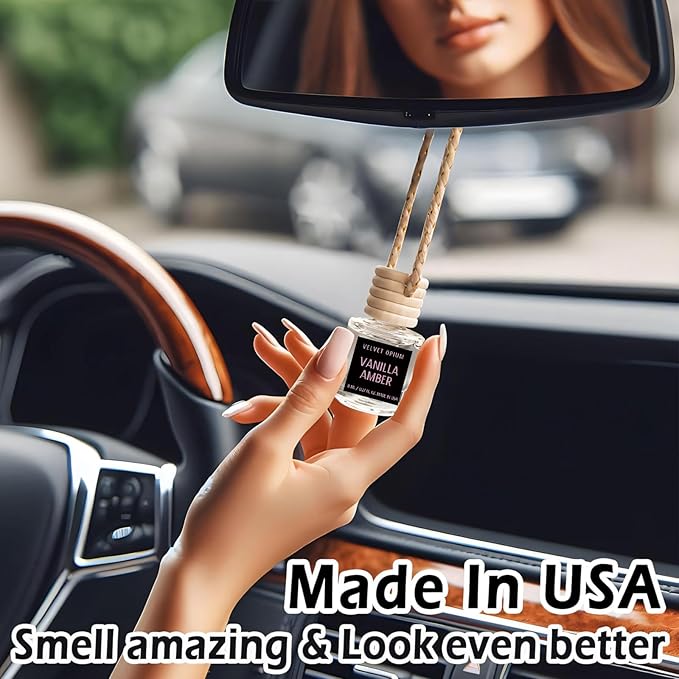 C Classy Car Air Freshener Hanging 2 Pack, Air Freshener Diffuser for Cars, Air Fresheners Diffuser oil For Car,Car Air Freshener For Women&Men, Made in USA