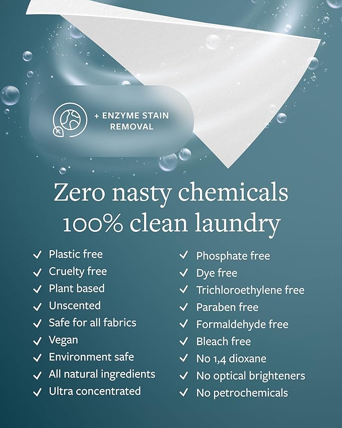 GroundLuxe Eco Detergent Sheets