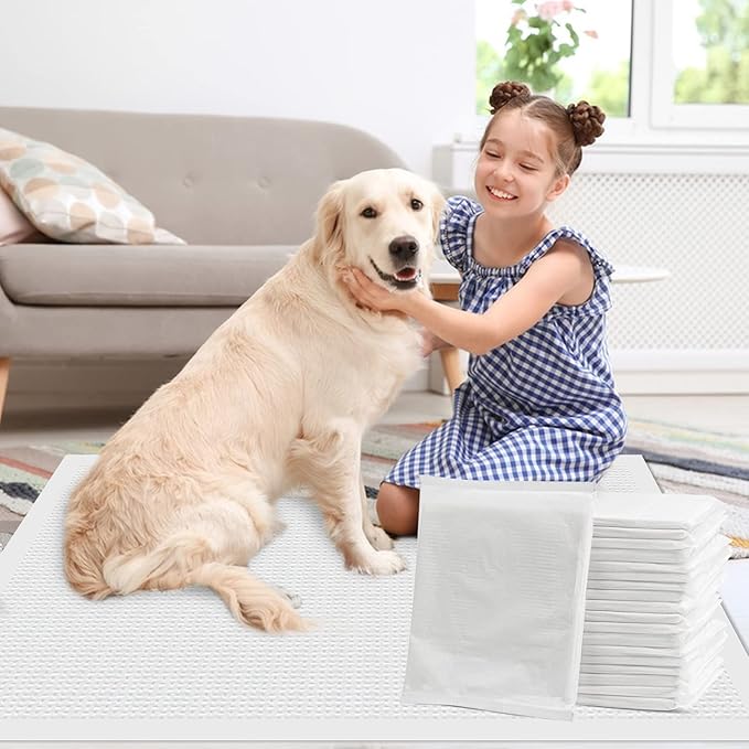 IMMCUTE Dog Pee Pads Extra Large 23"X36", 30Count, XL Puppy Pads Super Absorbent & Leak-Proof, Disposable Potty Training Pads, 6-Layer with Quick-Dry for Puppies | Doggie| Cats | Rabbits