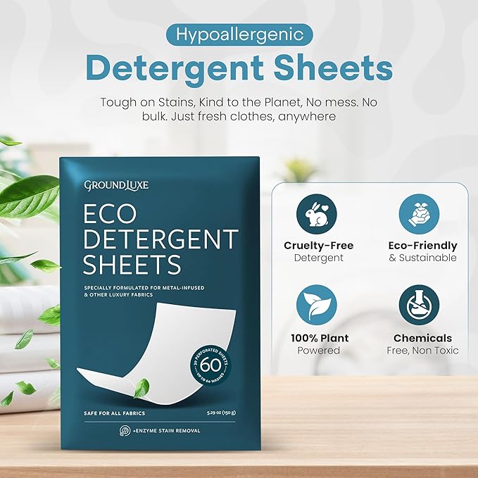 GroundLuxe Eco Detergent Sheets