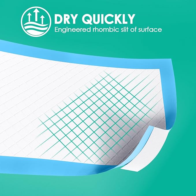 JollyMate Dog Pee Pads Extra Large 36"x36", 30 Pack X-Large Super Absorbent Pet Training Pads with Adhesive Tabs, 6 Layers Thick Leak-Proof Potty Pads for Dogs and Puppies