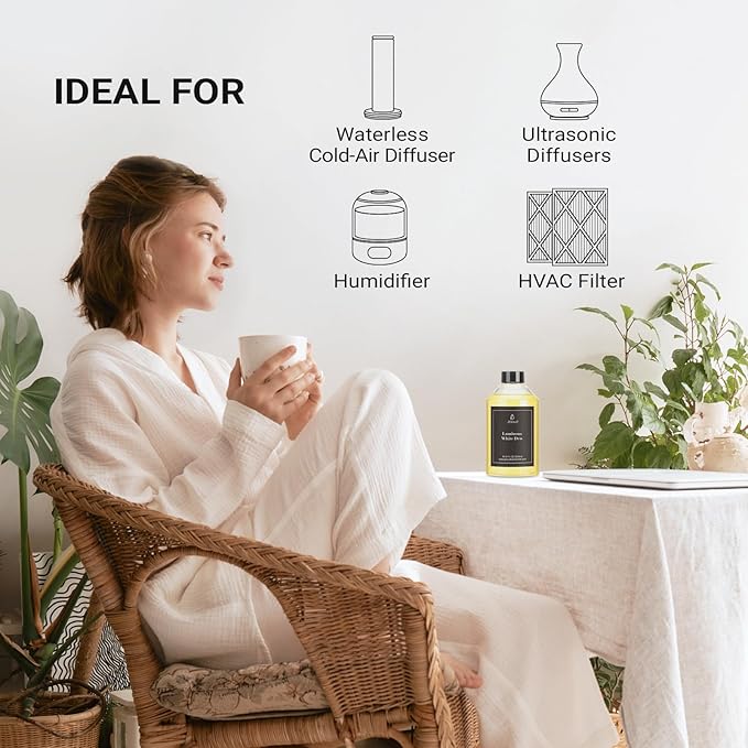 JCLOUD Hotel Diffuser Oil 16.9 Fl Oz (500mL) - Inspired by The Westin Hotel Scent, Luxury Cold Air Diffuser Oil Refill & Essential Oils Bulk for Home, Offices