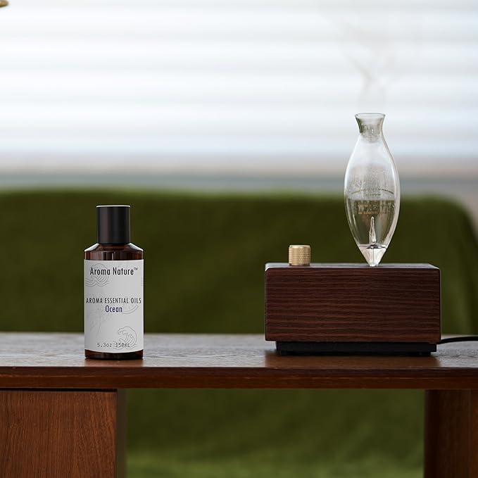 Aroma Diffuser Oil - Ocean - Aroma Fragrance Diffuser Oils, Aromatherapy Scents Neroli, Watermelon & Amber, Long-Lasting Air Fresheners, Enjoy Essential Oil Infused Atmosphere - 5.3 fl oz (150mL)