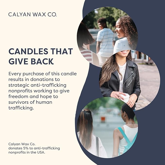 Calyan Wax Co. Soy Wax Candle, Apples + Maple Bourbon Scented Candle, 57 Hour Burn Time, Aromatherapy Soy Candles, Non Toxic & Vegan Soy Wax, Amber Glass Jar Scented Candles, 7.2oz