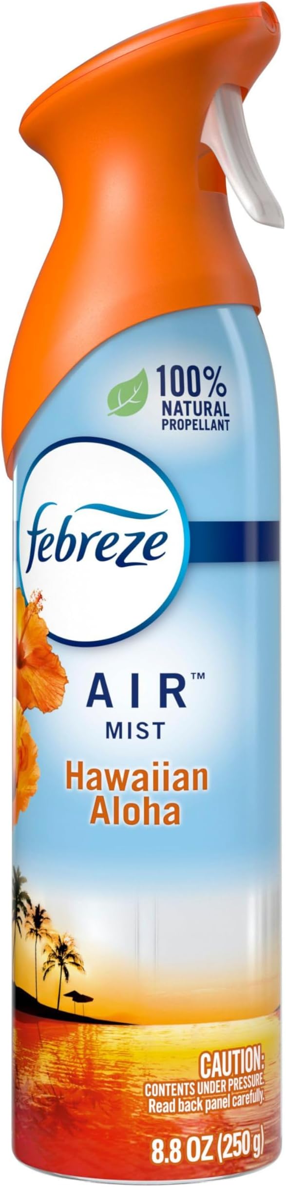 Febreze Air Freshener and Odor Fighter Spray, Hawaiian Aloha Scent, 8.8 Oz (Pack of 6)
