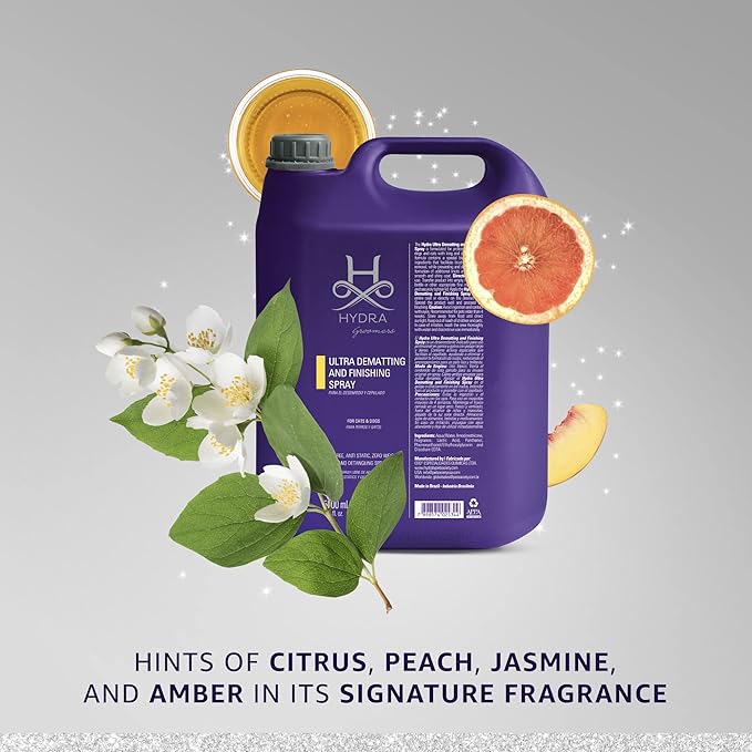 Hydra Professional Ultra Dematting and Finishing Spray for Dogs and Cats, Suitable for Pets with Long Hair, 169 fl.oz