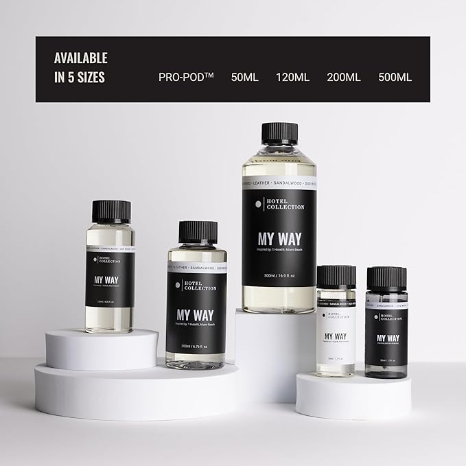 Hotel Collection Diffuser Oil - Desert Rose - Aromatherapy Essential Fragrance Oil - Floral Rose, Sweet Praline, Wood & Vetiver - 500mL 16.9 Fl oz