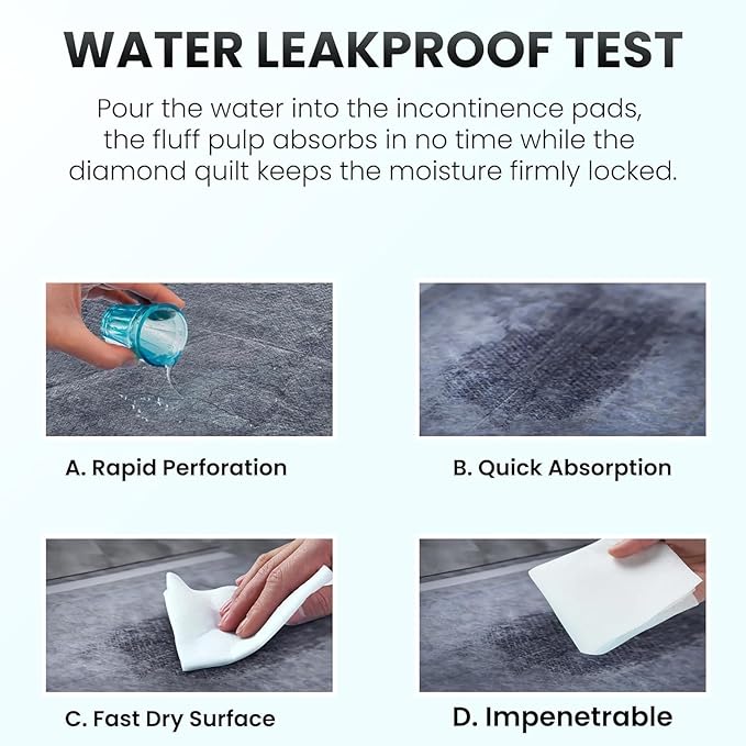 Healqu Puppy Pads - 24x24 50 Count Dog Training Pad Black Charcoal, Activated Carbon & Advanced Leakproof Technology - Ultra Absorbent, Puppy Pee Pads - Dogs, Puppies, & Cats, Pet Training Pads