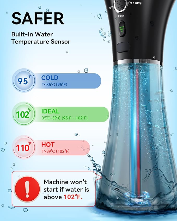 Ear Wax Removal Kit & Ear Cleaner, Easy One-Hand Use with Built-in Tank, IPX7 Waterproof, 4 Modes, FSA/HSA Eligible